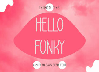 Hello Funky Font