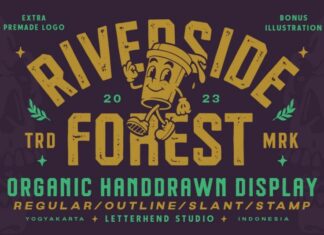 Riverside Forest Font