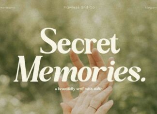 Secret Memories Typeface