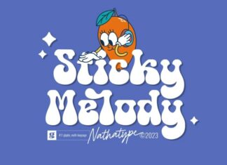 Sticky Melody Font