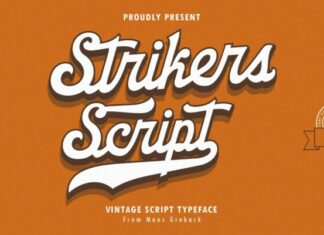 Strikers Script Font
