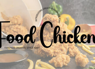 Food Chicken Script Font