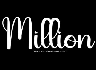 Million Script Font