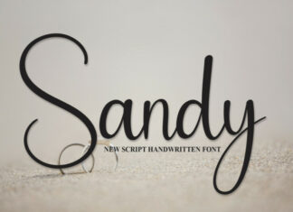 Sandy Script Font