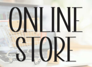 Online Store Display Font