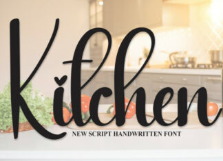 Kitchen Script Font