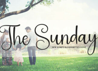 The Sunday Script Font