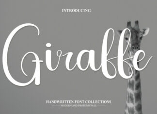 Giraffe Script Font