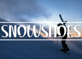 Snowshoes Display Font
