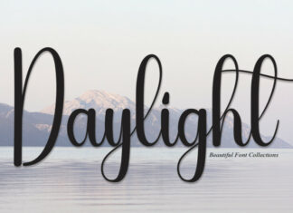 Daylight Script Font