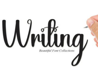 Writing Script Font