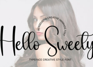 Hello Sweety Script Typeface