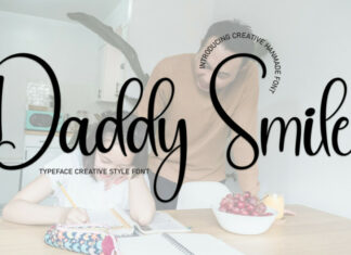 Daddy Smile Script Font