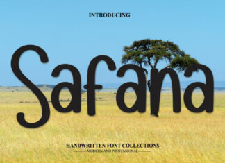 Safana Display Font