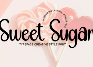 Sweet Sugar Display Font