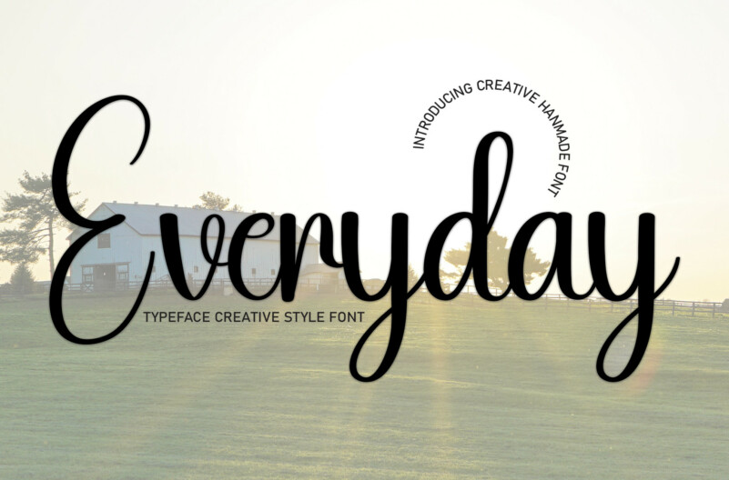 Everyday Script Typeface