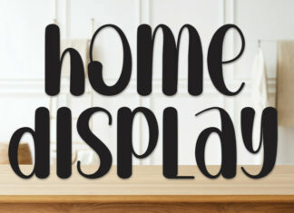 Home Display Typeface