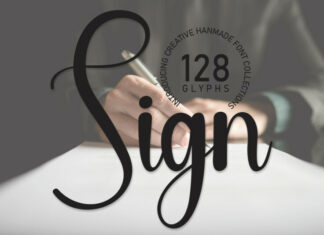 Sign Script Font