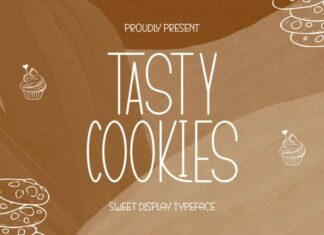 Tasty Cookies Display Font