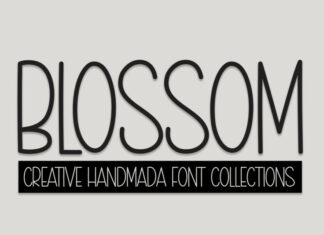 Blossom Display Font