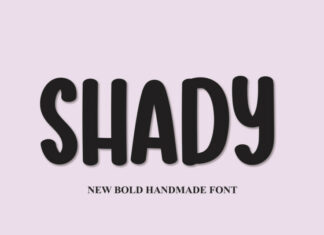 Shady Display Font