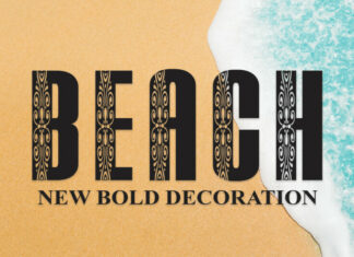 Beach Display Font