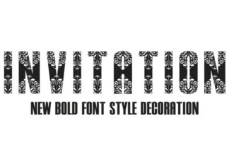 Invitation Display Font