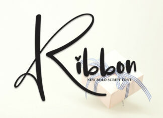 Ribbon Script Font