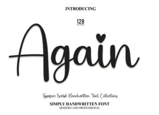 Again Script Font
