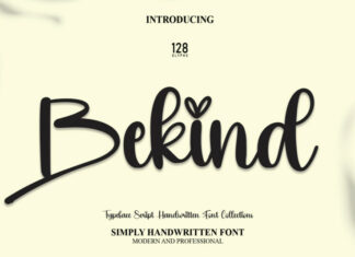 Bekind Script Font