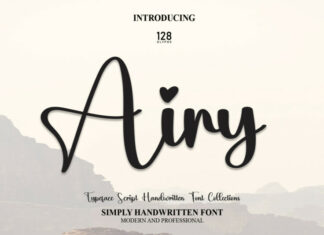 Airy Script Font