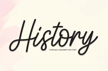 History Script Font
