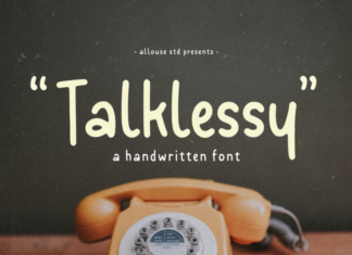 Talklessy Display Font