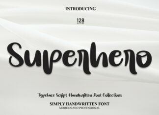 Superhero Script Font