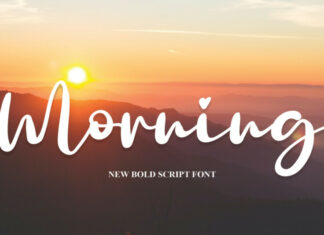 Morning Script Font