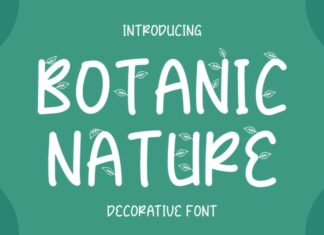 Botanic Nature Font