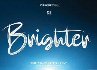 Brighter Brush Font