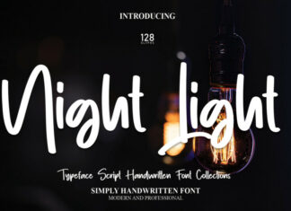 Night Light Script Font