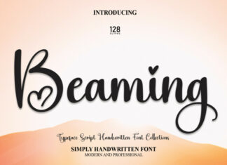Beaming Font