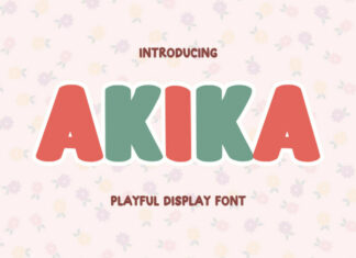 Akika Display Font