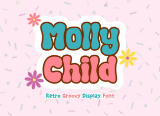Molly Child Display Font