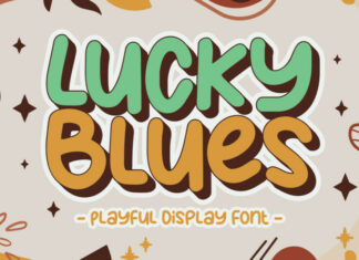 Lucky Blues Display Font