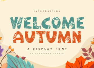 Welcome Autumn Display Font