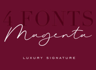Magenta Typeface