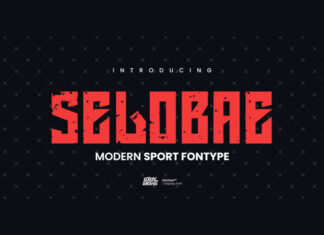 Selobae - Modern Sport Font