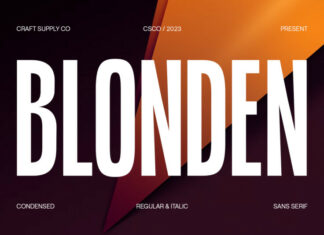 Blonden Font