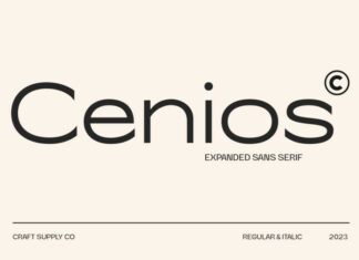 Cenios Font
