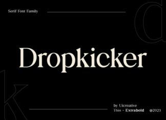Dropkicker Font