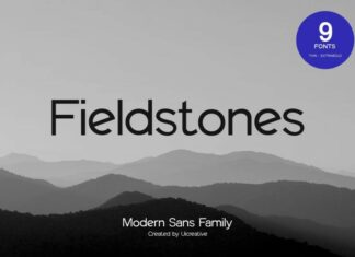 Fieldstones Font