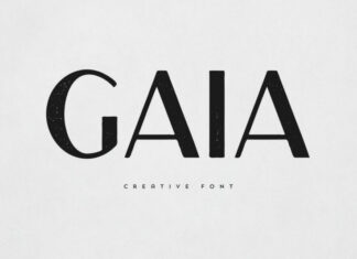 Gaia Sans Serif Font